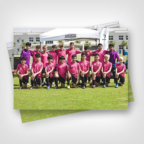 Image of a couple 5x7s prints on top of each other