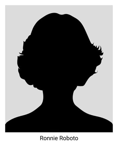 8x10 Headshot template #2 classic with border