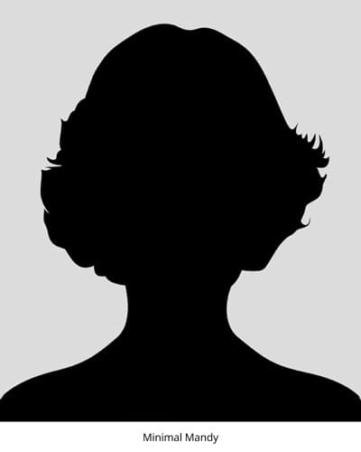 8x10 Headshot template #5 minimal