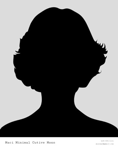 8x10 Headshot template #7 minimal with contact