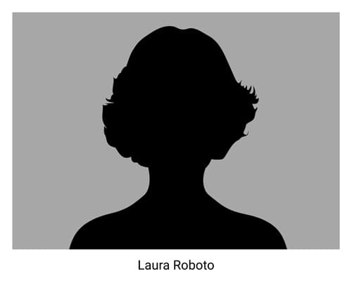 8x10 Headshot template #14 classic horizontal with borders