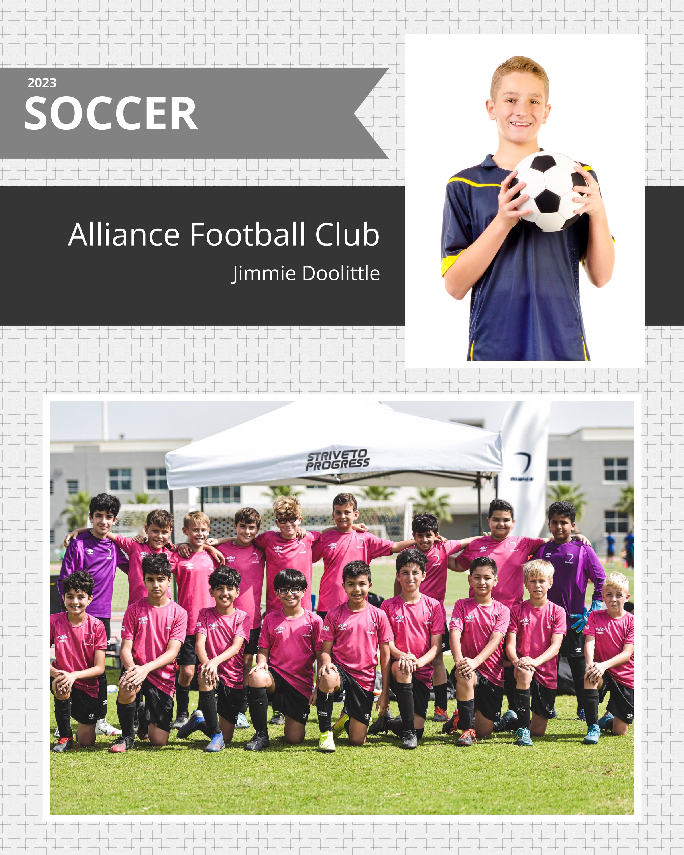 Boxy MM Any Sport, color of the banner can be set with the background color