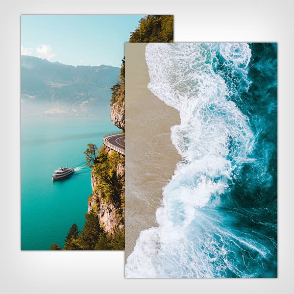 Image of 2 11x17 prints on top of each other