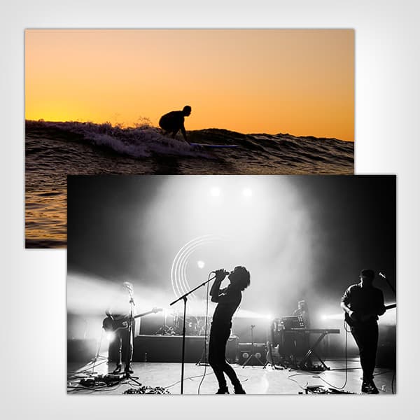 Image of a couple 8x12 prints on top of each other